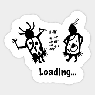 Baby Loading Cave Parents Sticker